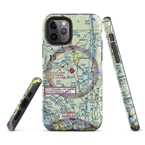 Fairfield County Airport (FDW) VFR Sectional  Tough iPhone Case