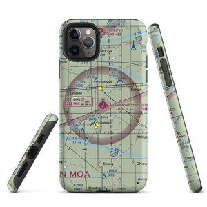 Fairmont State Airfield (FMZ) VFR Sectional  Tough iPhone Case