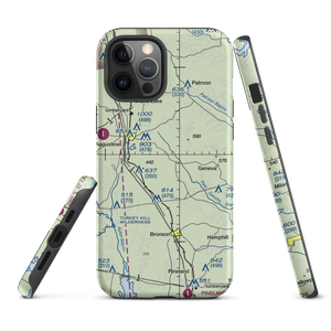 Fairway Farm Airport (86TS) VFR Sectional  Tough iPhone Case