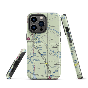 Fairway Farm Airport (86TS) VFR Sectional  Tough iPhone Case