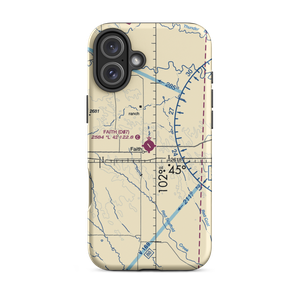 Faith Municipal Airport (D07) VFR Sectional  Tough iPhone Case