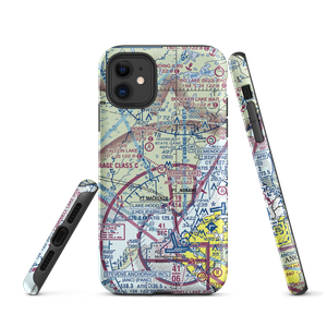 Falcon Lake Strip (0AK9) VFR Sectional  Tough iPhone Case