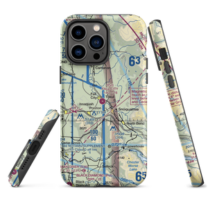 Fall City Airport (1WA6) VFR Sectional  Tough iPhone Case