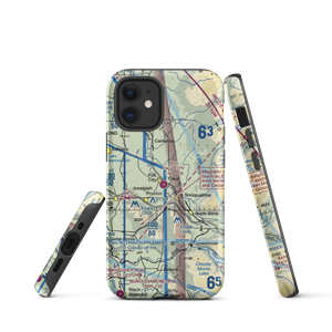 Fall City Airport (1WA6) VFR Sectional  Tough iPhone Case