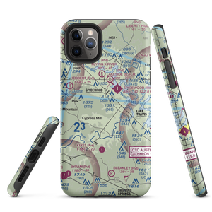 Fall Creek Air Ranch STOLport (52TS) VFR Sectional  Tough iPhone Case