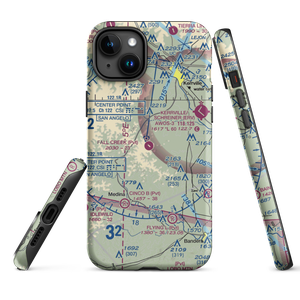 Fall Creek Ranch Airport (XA43) VFR Sectional  Tough iPhone Case