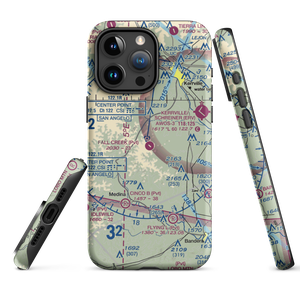 Fall Creek Ranch Airport (XA43) VFR Sectional  Tough iPhone Case