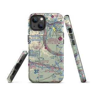 Fall Creek Ranch Airport (XA43) VFR Sectional  Tough iPhone Case