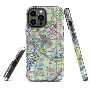 Fall River Airport (FLR) VFR Sectional  Tough iPhone Case