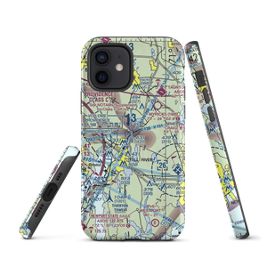 Fall River Airport (FLR) VFR Sectional  Tough iPhone Case