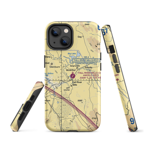 Fall River Mills Airport (O89) VFR Sectional  Tough iPhone Case