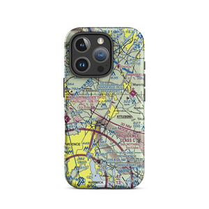 Falls Pond Seaplane Base (2MA7) VFR Sectional  Tough iPhone Case