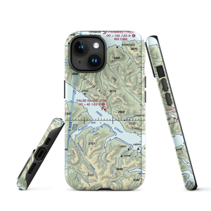 False Island Seaplane Base (2Z6) VFR Sectional  Tough iPhone Case