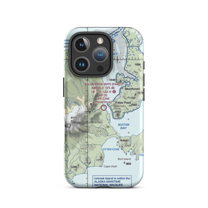 False Pass Airport (KFP) VFR Sectional  Tough iPhone Case