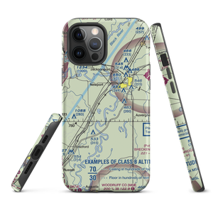 Falwell Base (US-0460) VFR Sectional  Tough iPhone Case