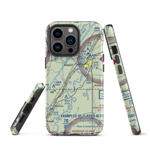 Falwell Base (US-0460) VFR Sectional  Tough iPhone Case