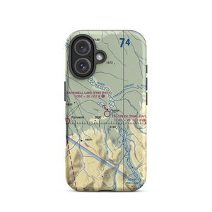 Farewell Lake Seaplane Base (FKK) VFR Sectional  Tough iPhone Case