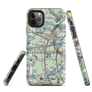 Farm Air Service Airport (XS27) VFR Sectional  Tough iPhone Case