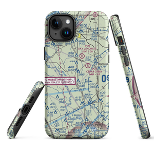 Farmco Field (MS98) VFR Sectional  Tough iPhone Case