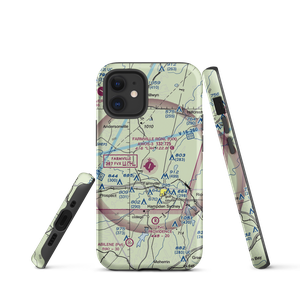 Farmville Regional Airport (FVX) VFR Sectional  Tough iPhone Case