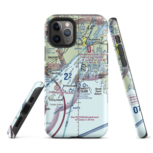 Farr Field (ME33) VFR Sectional  Tough iPhone Case