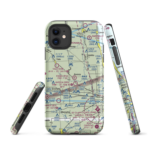 Fasel Field (MI01) VFR Sectional  Tough iPhone Case