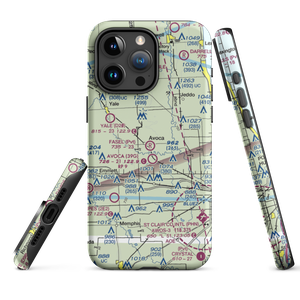 Fasel Field (MI01) VFR Sectional  Tough iPhone Case