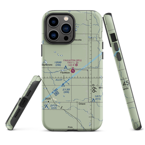 Faulkton Municipal Airport (3FU) VFR Sectional  Tough iPhone Case