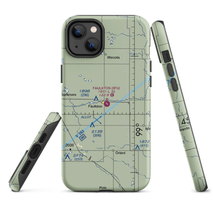 Faulkton Municipal Airport (3FU) VFR Sectional  Tough iPhone Case