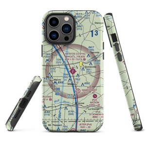 Fayette County Airport (FYE) VFR Sectional  Tough iPhone Case