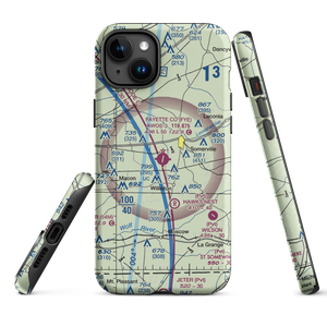 Fayette County Airport (FYE) VFR Sectional  Tough iPhone Case