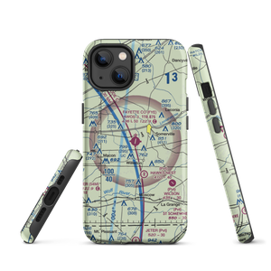 Fayette County Airport (FYE) VFR Sectional  Tough iPhone Case