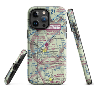 Fayette County Airport (I23) VFR Sectional  Tough iPhone Case