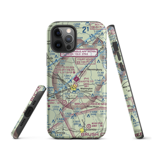 Fayette County Airport (I23) VFR Sectional  Tough iPhone Case