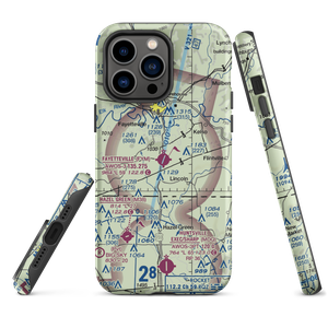 Fayetteville Municipal Airport (FYM) VFR Sectional  Tough iPhone Case