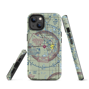 Fergus Falls Municipal Airport - Einar Mickelson Field (FFM) VFR Sectional  Tough iPhone Case