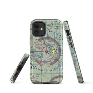 Fergus Falls Municipal Airport - Einar Mickelson Field (FFM) VFR Sectional  Tough iPhone Case