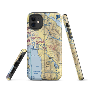 Ferndale Airfield (53U) VFR Sectional  Tough iPhone Case