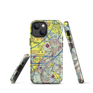 Ferris Red Oak Municipal Heliport (12T) VFR Sectional  Tough iPhone Case