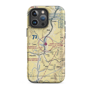 Ferry County Airport (R49) VFR Sectional  Tough iPhone Case