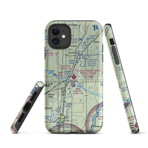 Field of Dreams Airport (04W) VFR Sectional  Tough iPhone Case