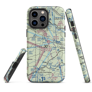 Fighting Creek Farm Airport (US-0123) VFR Sectional  Tough iPhone Case
