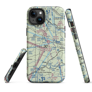 Fighting Creek Farm Airport (US-0123) VFR Sectional  Tough iPhone Case