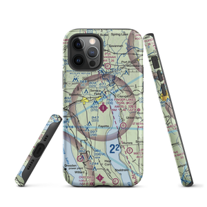 Finger Lakes Regional Airport (0G7) VFR Sectional  Tough iPhone Case