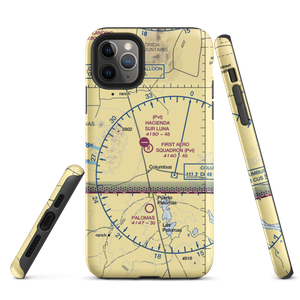 First Aero Squadron Airpark (NM09) VFR Sectional  Tough iPhone Case