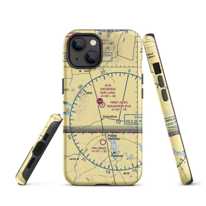 First Aero Squadron Airpark (NM09) VFR Sectional  Tough iPhone Case