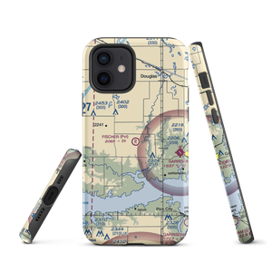 Fischer Private Airport (ND22) VFR Sectional  Tough iPhone Case