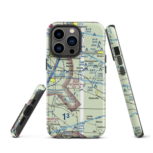 Fischer's RLA Restricted Landing Area (6LL6) VFR Sectional  Tough iPhone Case