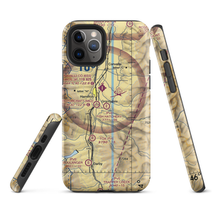 Fish Hatchery Farm Airport (MT11) VFR Sectional  Tough iPhone Case