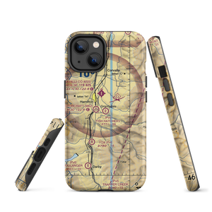 Fish Hatchery Farm Airport (MT11) VFR Sectional  Tough iPhone Case